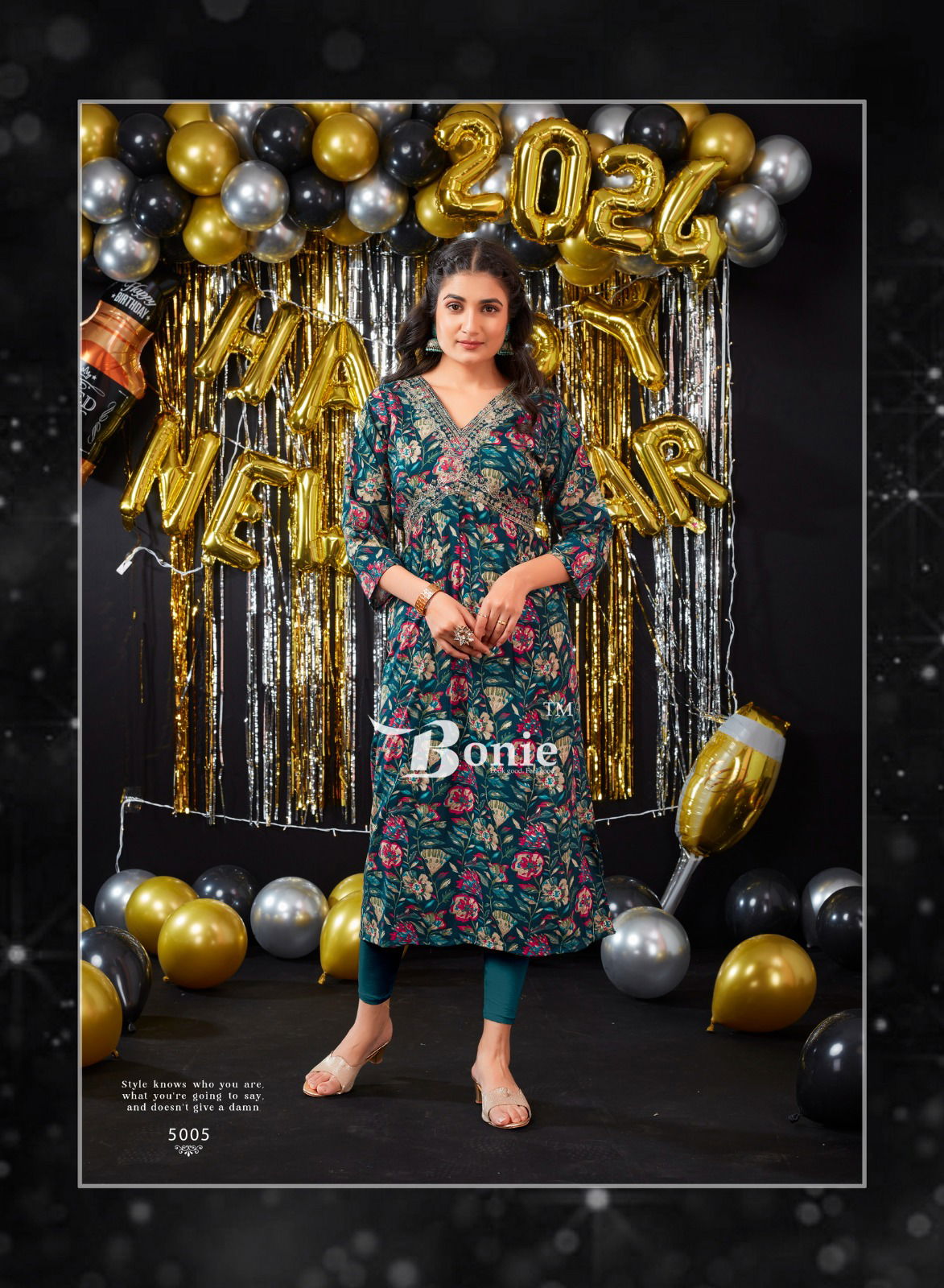 Shagun Vol 3 By Bonie Rayon Printed Alia Cut Kurtis Catalog